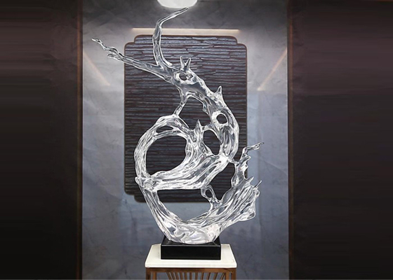Ein guter Preis. Modernes klares Harz-abstrakte Skulptur für Innenart decoration im Freien Online