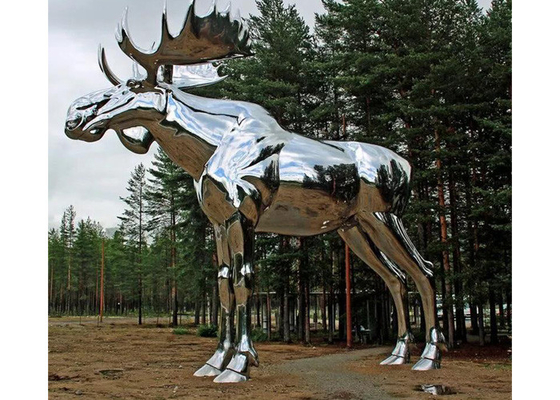 Ein guter Preis. Plaza oder Garten Dekoration Spiegel Big Horse Edelstahl Skulptur 150cm Online