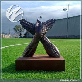Ein guter Preis. Ursprüngliche Entwurfs-dekorative Bronzestatuen-schwarz- Chrome lackiertes Vollenden Online