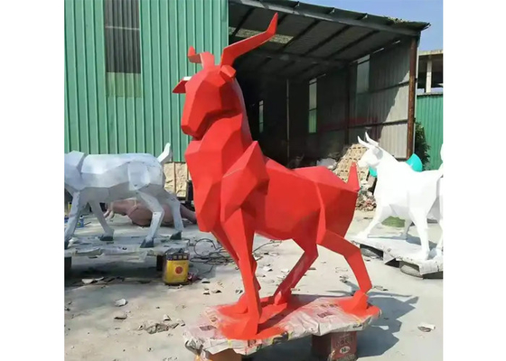 Ein guter Preis. Moderne öffentliche Kunst Tier Hirsch Outdoor Glasfaser Skulptur Lebensgröße Online