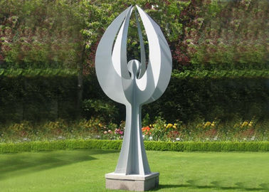 Ein guter Preis. Großes gemaltes gemaltes Metallskulptur-Engels-Metallyard gestaltet Schmieden-Technik Online