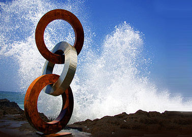 Ein guter Preis. Stahlringe Schmieden-Technik Corten/Metallring-Skulptur-multi Funktion Online