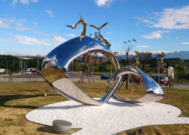 Ein guter Preis. Große Metallskulptur-Künstler im Freien, Schnallen-Metallskulptur-Zusammenfassung im Freien Online