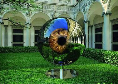 Qualität Augapfel-Entwurfs-Stahlgrafik-Künstler-Skulptur für Garten-Dekoration Fabrik
