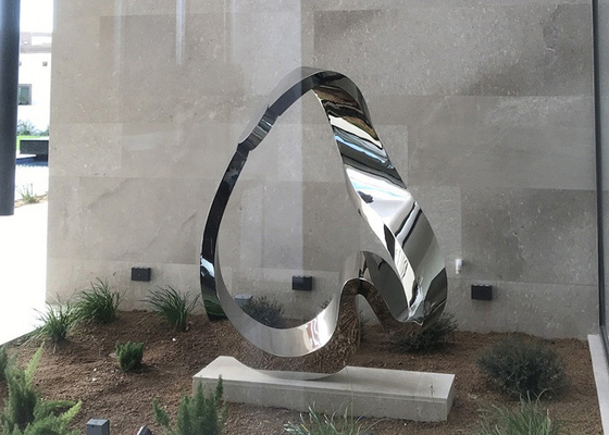 Ein guter Preis. Zeitgenössische moderne Gartenkunst Edelstahlskulptur Abstrakt Online