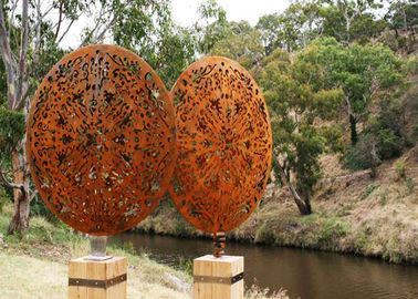 Ein guter Preis. Stahlskulptur-Korrosionsbeständigkeit kundengebundene Größe Weinlese-Art Corten Online