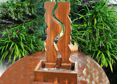 Ein guter Preis. Geometrische dekorative Stahlwasser-Eigenschaft Corten groß für Yard/Garten Online