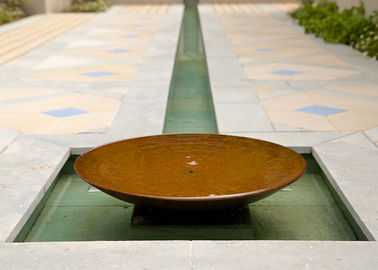 Ein guter Preis. Garten-Dekorations-große Schüssel-Wasser-Eigenschafts-/wasser-Schüssel-Garten-Eigenschaft Corten Stahl Online