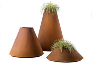 Ein guter Preis. Berufs-Stahltöpfe Corten, metallblumen-Pflanzer WS-CS367 Corten Stahl Online