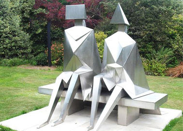 Ein guter Preis. Zeitgenössischer Metallgarten gestaltet Paar-Zahlen Matt/Sandstrahlen-Vollenden Online