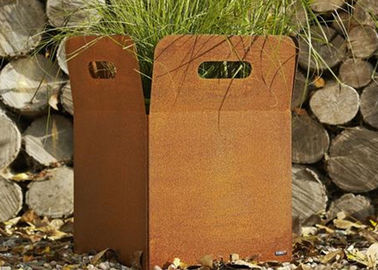 Ein guter Preis. Verschiedene Größe verwittern kundenspezifische Stahlpflanzer Corten für Yard/Garten beständiges Online