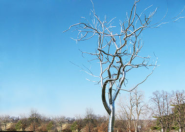 Ein guter Preis. Edelstahl-Baum-Skulptur verwelkt, Metallbaum-Skulptur-Garten im Freien Online