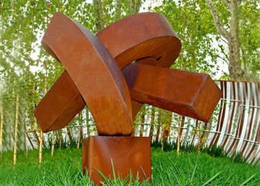 Ein guter Preis. Zusammenfassung verrostete Metallskulptur, Zeitgenosse verrostete Stahlgarten-Kunst Online