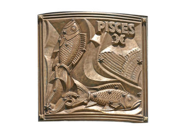 Ein guter Preis. Unterschiedliches Größen-Fisch-Bronze-Entlastungs-Plaketten-Schweißens-Handwerk 200*200cm Online