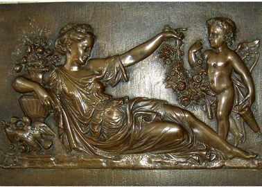 Ein guter Preis. Mutter mit Engels-Wand-Kunst-Bronze-Entlastungs-Casting-Oberflächen-Ende WS-C485 Online