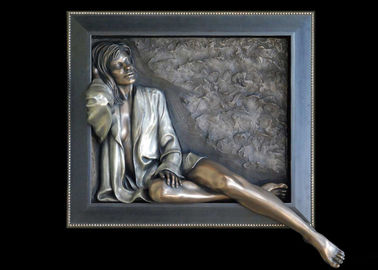 Ein guter Preis. Dekorative sexy Frauen-Statue, Kunstwerk-charismatische Bronzeentlastung 150*150cm Online