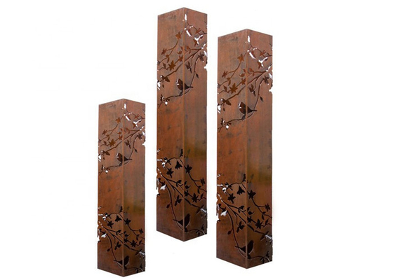 Ein guter Preis. Maßgeschneiderte Größe Rost Metall Kunst Garten Corten Stahl Laterne Online