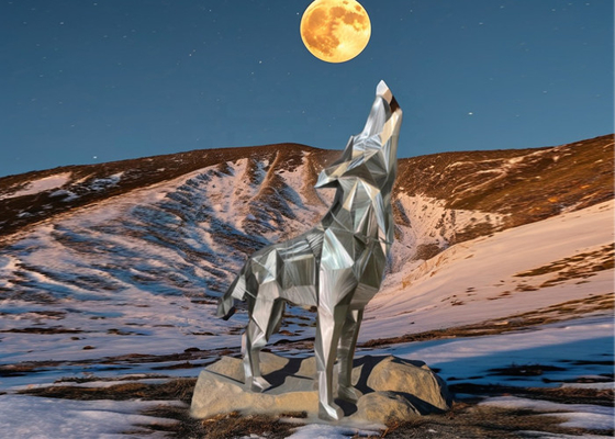 Ein guter Preis. Große abstrakte Tier-Skulpturen aus Edelstahl Kunst Wolf Metallschweißtechnik zur Dekoration Online