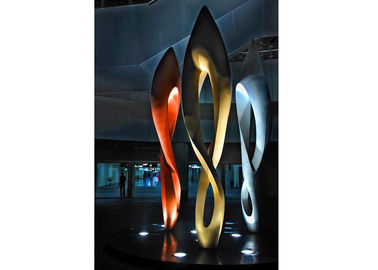 Ein guter Preis. Gemalte Edelstahl-Skulptur der Nr.-acht für moderne Dekoration im Freien Online