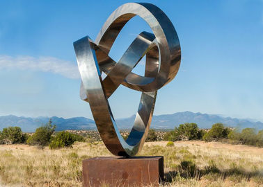 Ein guter Preis. Moderne Edelstahl-Skulptur-im Freien große Metallyard-Skulpturen Online