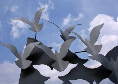 Ein guter Preis. Vogel-Fliegen-Edelstahl-Zusammenfassungs-Yard gestaltet zeitgenössische Metallgarten-Verzierungen Online