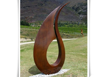 Ein guter Preis. Professionelle zeitgenössische Stahlskulptur Corten, große abstrakte Metallskulptur Online
