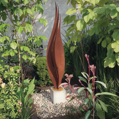 Ein guter Preis. Rostige Verwitterung Metallkunst Abstrakte Skulptur Moderne Corten Stahlschweißtechnik Online