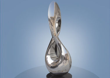 Ein guter Preis. Zeitgenössische abstrakte Edelstahl-Metallskulptur für Inneneinrichtung Online