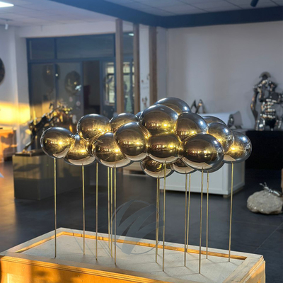 Ein guter Preis. Abstrakte Wolkenform der modernen Sculpture aus Edelstahl Online