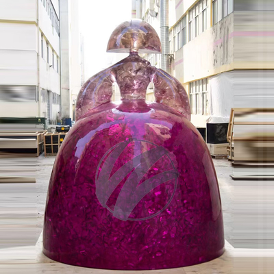 Luxuriöse transparente Harz-Kunstskulptur inspiriert von Manolo Valdés, Modern Home & Office Décor