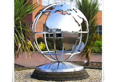 Ein guter Preis. Metallweltkugel-Karten-Edelstahl-Skulptur für allgemeine Dekoration Online