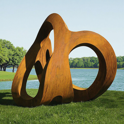 Abstrakte Skulptur für Landschaft aus professioneller Skulpturfabrik