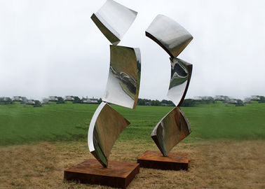 Ein guter Preis. Außerhalb der Entwurfs-Zusammenfassungs-Metallgarten-Skulpturen moderne Rasen-Skulptur Online