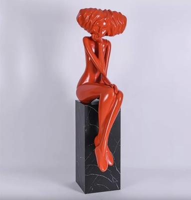 Neues Design, kundenspezifische dekorative Fiberglas-Skulptur, Metall, lebensgroße Kunstskulptur, Hersteller/Fabrik