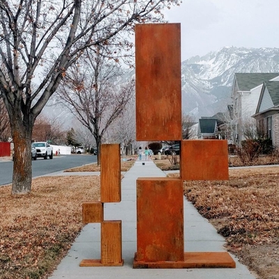 Metallkunst Corten Stahlskulptur für Heim / Garten Dekoration