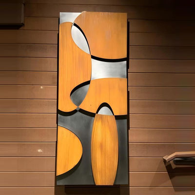 Ein guter Preis. Die geometrische Muse | Vom Künstler gestaltete Metall-Wandskulptur Online