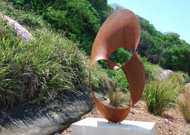 Ein guter Preis. Stahlgarten-Skulptur-dauerhaftes rostiges Handwerk Kunst-Dekoration Corten Online