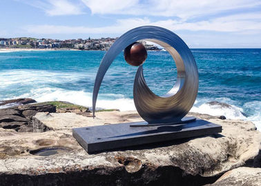 Ein guter Preis. Edelstahl-Garten-Zusammenfassungs-Metallskulptur-zeitgenössische Metallskulptur-Kunst Online