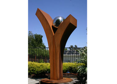Ein guter Preis. Abstraktes Stahlskulptur-Schmieden Corten und Gussverfahren im Freien Online