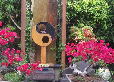 Ein guter Preis. Antike garten-Skulptur-Zusammenfassung Corten Stahlfür Dekoration im Freien Online