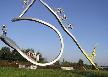 Ein guter Preis. Große Metallskulptur-Garten-Zusammenfassungs-Metallskulptur kundengebundene Größe Online