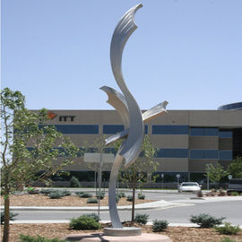 Gemalte Endedelstahl-Skulptur-Garten-Kunst-Dekorations-moderne Art