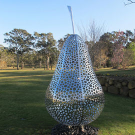 Ein guter Preis. Außerhalb des Entwurfs-Zusammenfassungs-Metalls gestaltet Garten Birnen-Frucht-Skulptur Online