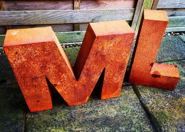 Ein guter Preis. SKULPTUR-Korrosionsbeständigkeits-Buchstabe Garten-Kunst-Metall-Corten Stahlim freien Online