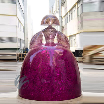 Ein guter Preis. Gemachte Gartendekoration Transparente Harzfiguren Skulptur Online