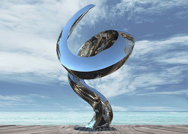 Ein guter Preis. Metallherstellungs-Geldstrafen-Edelstahl-Skulptur-Tornado geformter Entwurf Online