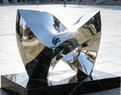 Ein guter Preis. Moderne Kunst Abstrakt Dekorationsmetall Edelstahl Skulptur Maßgeschneiderte Statue Online