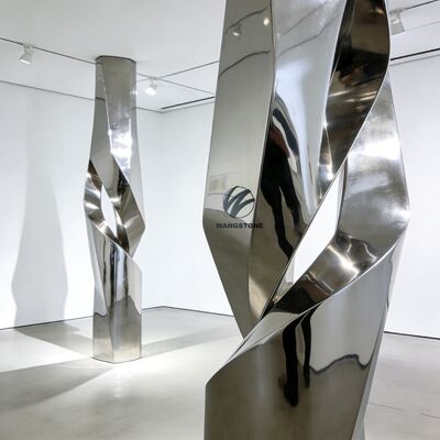 Ein guter Preis. Gemachte Galerie Kunst Dekorative Metall Edelstahl Skulptur Gemachte Statuen Landschaftsgestaltung Online
