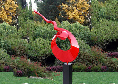 Ein guter Preis. Dekoration gemalte Metallskulptur-allgemeine Kunst-Edelstahl-Garten-Skulpturen Online
