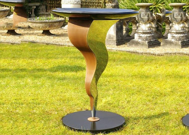 Ein guter Preis. Schöne Vogel-Tränken-zeitgenössische Metallskulptur im Freien kundengebundene Größe Online